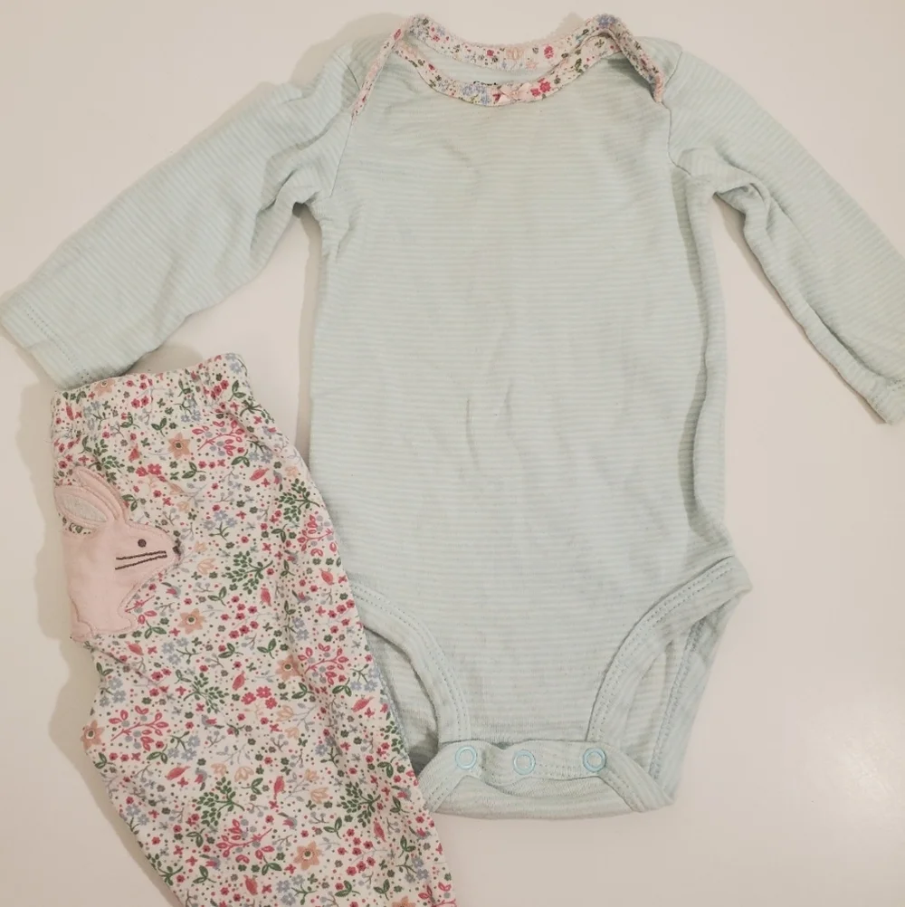 Carter's Super Sweet Onesie & Pant Set 6M
